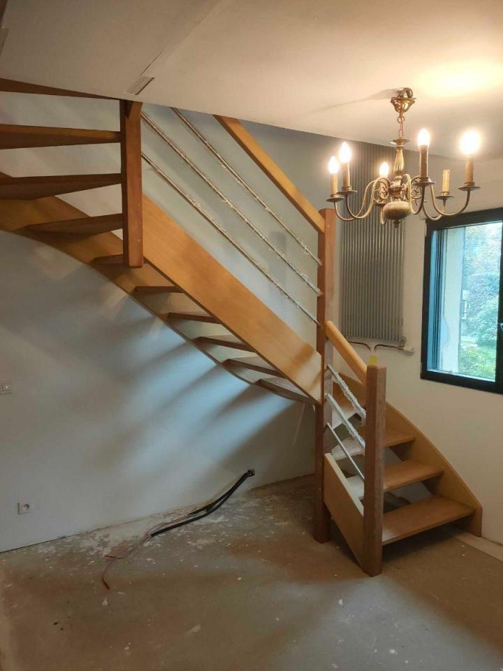 Conception d'escalier en bois sur-mesure Yerville