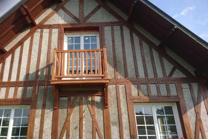 Conception de balcon en bois Yerville
