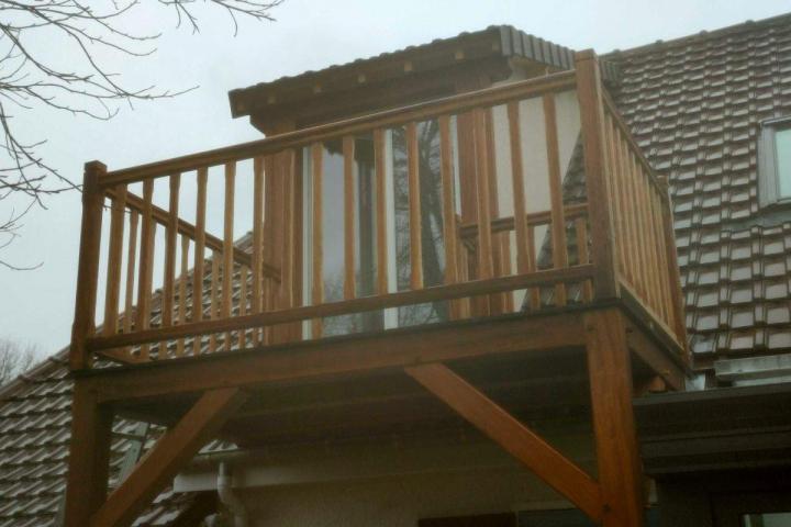 Conception de balcon en bois Yerville